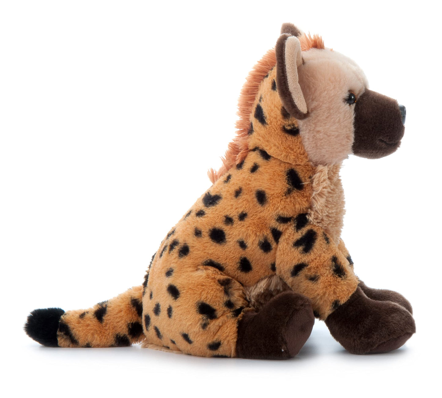 The Petting Zoo Hyena Plush Toy - 12 Inch Recycled Fabric Stuffed Animal for Kids, Model 420315