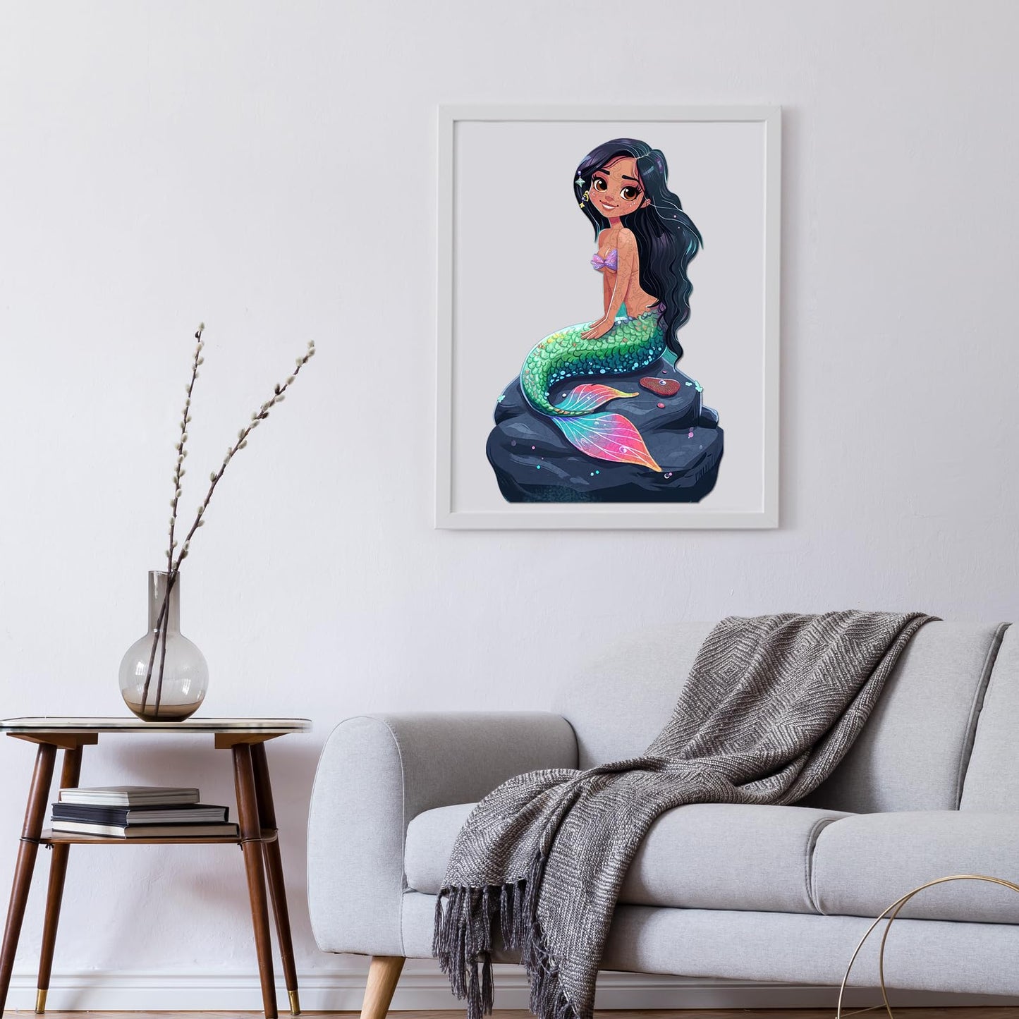 Reouinty Wooden Puzzle For Adults, Mermaid Wooden Jigsaw Puzzles(15.3 * 23.4In-500Pcs), Beautiful Wooden Puzzle With Box Birthda