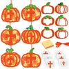 Chiisong 24 Sets Religious Pumpkin Crafts Kit DIY Tissue Paper Sign Crafts for Back to School Fall Harvest Thanksgiving Religiou