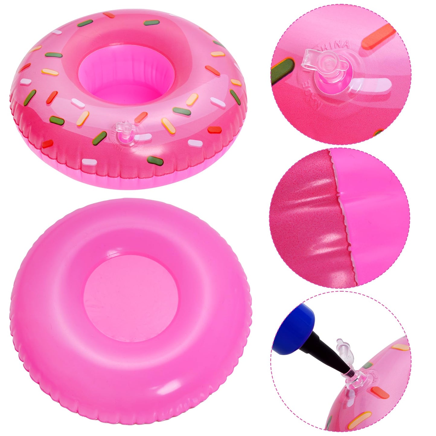 9Pcs Floating Drink Holder For Pool Drink Floats For Swimming Pool Pool Cup Holders For Drinks Doll Pool Float Pool Drink Holder