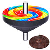 Spinning Top Game Set Paeng-Y - Traditional Korean Folk Game Paengi - Fun Paeng-I For Family Squid Parties Gifts