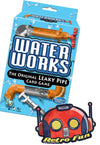 Big Game Toys Water Works Card Game - Classic 1970s Metal Toy with Free BGT Sticker, Silver, Model 691035032922