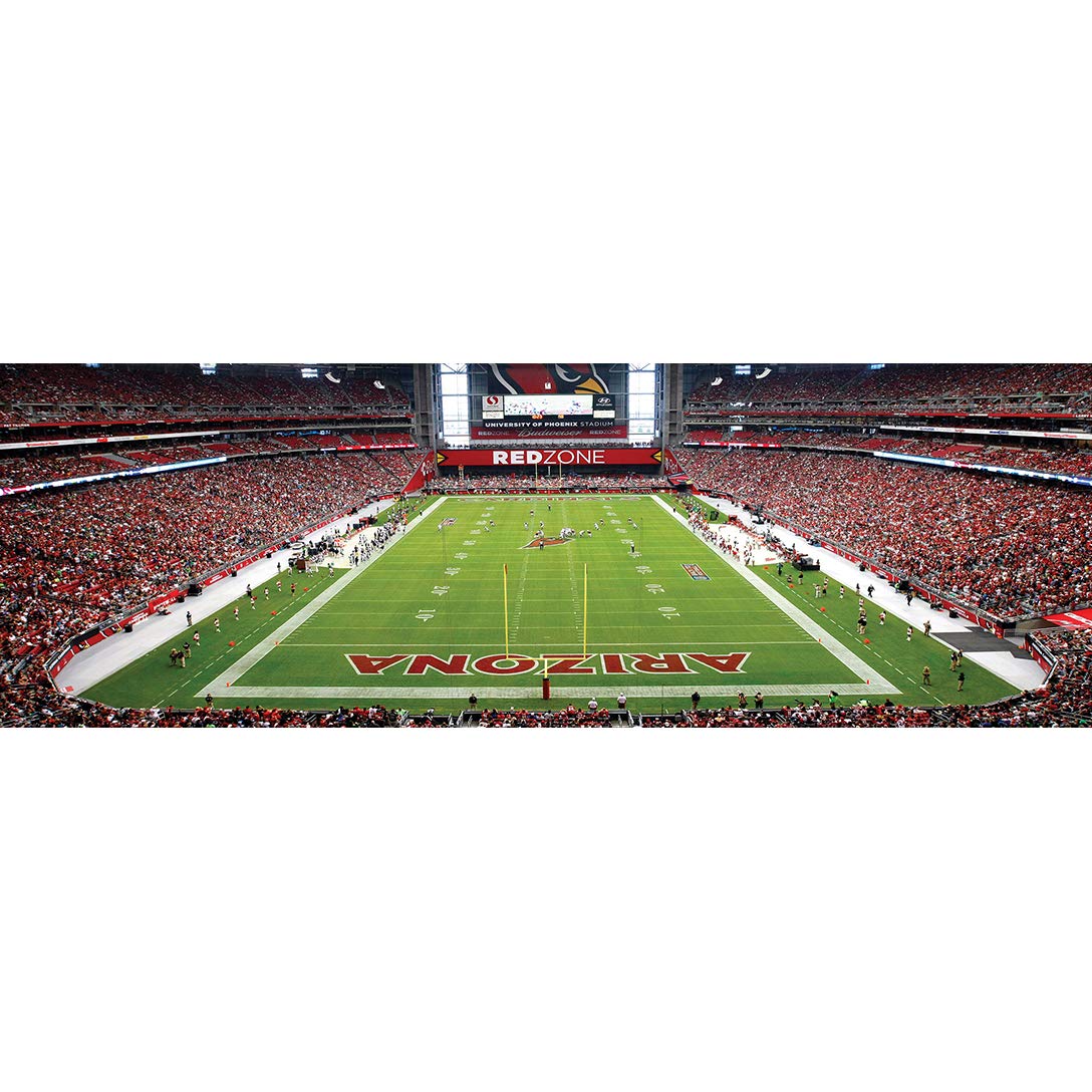 Masterpieces Nfl Arizona Cardinals Stadium Panoramic Jigsaw Puzzle, 1000 Pieces, Team Color