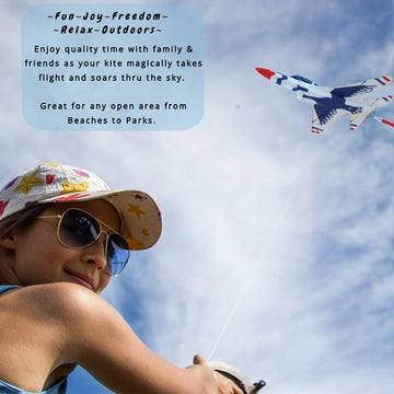 Premier Kites 3D Jet Kite - F16 Thunderbird