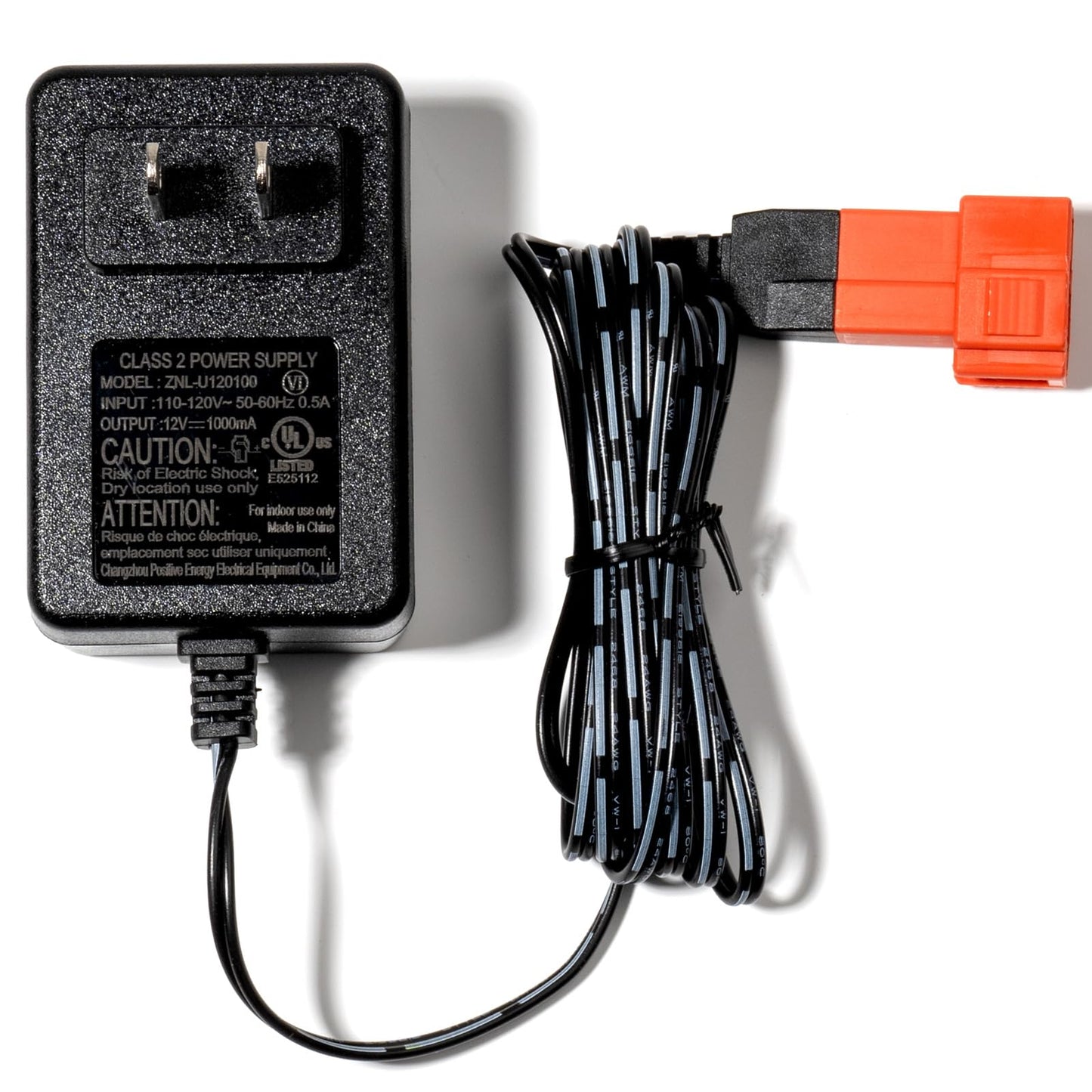 ToiCottage 12V Battery Charger for Ride On Toys - Electric Car Charging Socket Adapter with Square Plug
