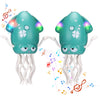 Vodolo 2pcs Magic Electric Dancing Octopus Toy with Led Light and Music,Baby Must Haves Tummy Time Baby Toys,Green