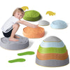 Stepping Stones For Kids, Sensory Stepping Stones For Toddlers, 7 Pcs Non-Slip Kid Stepping Stones For Promoting Toddler'S Balan