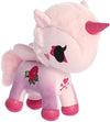 Aurora Enchanting Tokidoki Flower Power Peony Unicorno Stuffed Animal - Bright & Colorful Design - Showpiece Plush - Pink 7.5 In