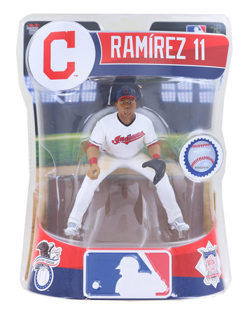 Imports Dragon MLB Figure | Jose Ramirez | 6 Inch | Plastic | Red