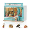 Foyucool DIY Miniature House Kit Dollhouse Kit with Furnitures 1:24 Mini House Making Kit for for mature-themed to Building Halloween/Home Decorations/Gifts for Family and Friends Tailor's Store