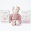Slumberkins 14'' Unicorn Kin & 2 Board Books Complete Set Bundle | Promotes Authenticity, Confidence & Healthy Friendships | Soc