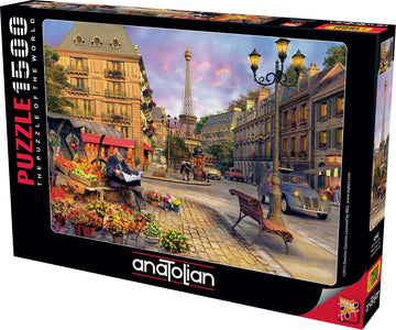 Anatolian Puzzle - Paris Street Life, 1500 Piece Jigsaw Puzzle, #4542