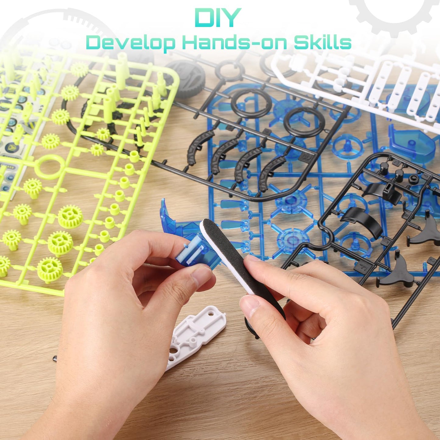 12 In 1 Solar Robot Kit, Diy Solar Power Building Kit With Solar Panel And Battery Power, Education Science Experiment Birthday Idea Gifts Toy For Kids 8 9 10 11 12 Years Old-Green