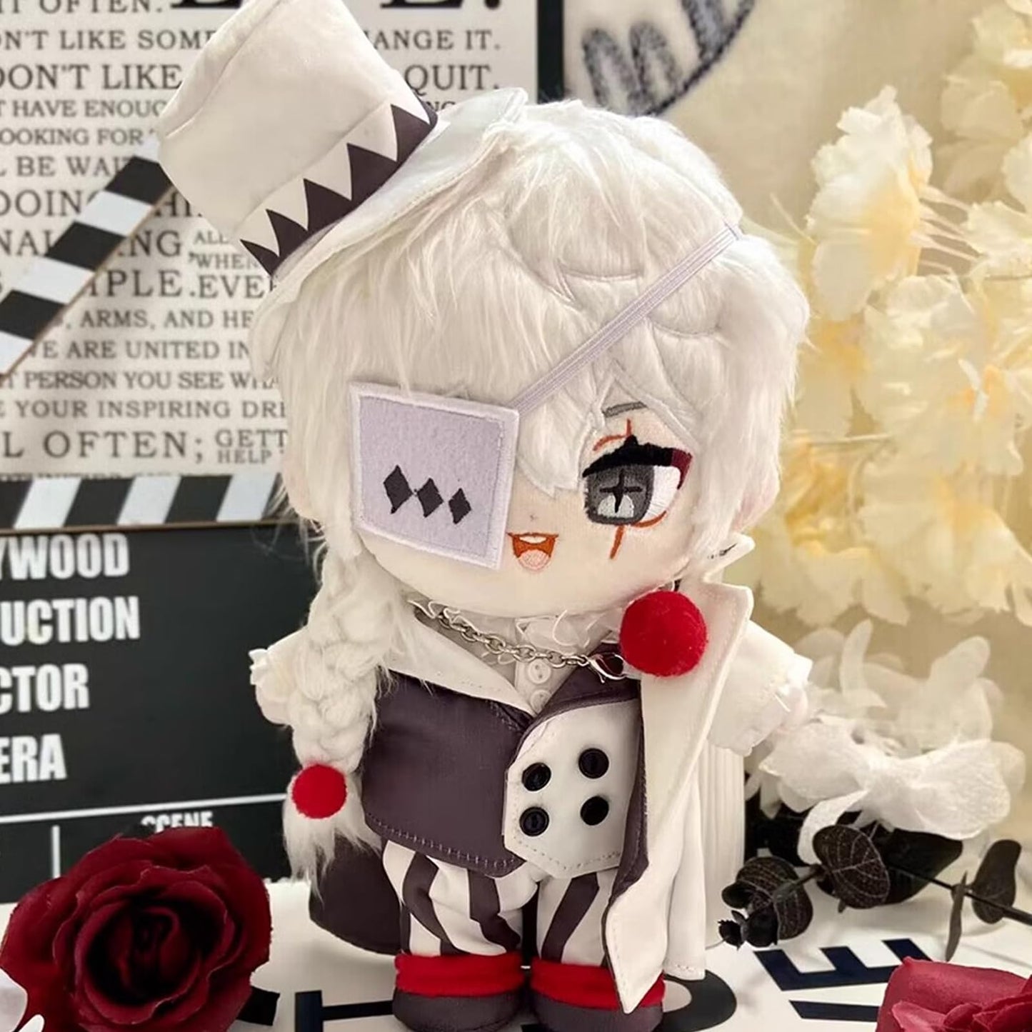 Calembou Cute Plush Doll, 20Cm/8Inch Dress-Up Doll, Anime Character Soft Stuffed Doll, Collectible Gift For Anime Fans (Nikolai
