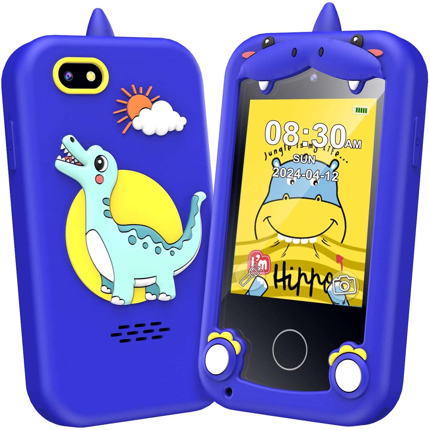 Kids Phone for Boys, Toys for 3-10 Year Old Boys Girls Christmas Birthday Gifts for Kids, Touchscreen Toddler Smartphone Learnin