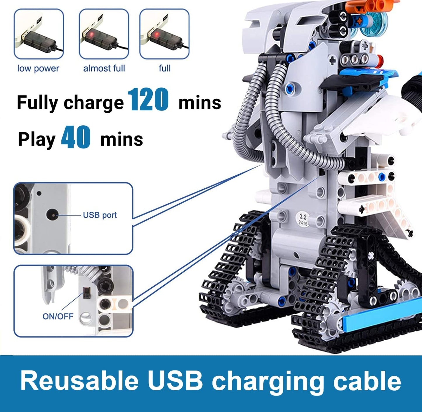 EDUCIRO Robot Building Toys for Boys, 8 9 10 11 12 Year Old Boys Girls Easter Gifts Ideas, STEM Projects for Kids Age 8-12, Remo