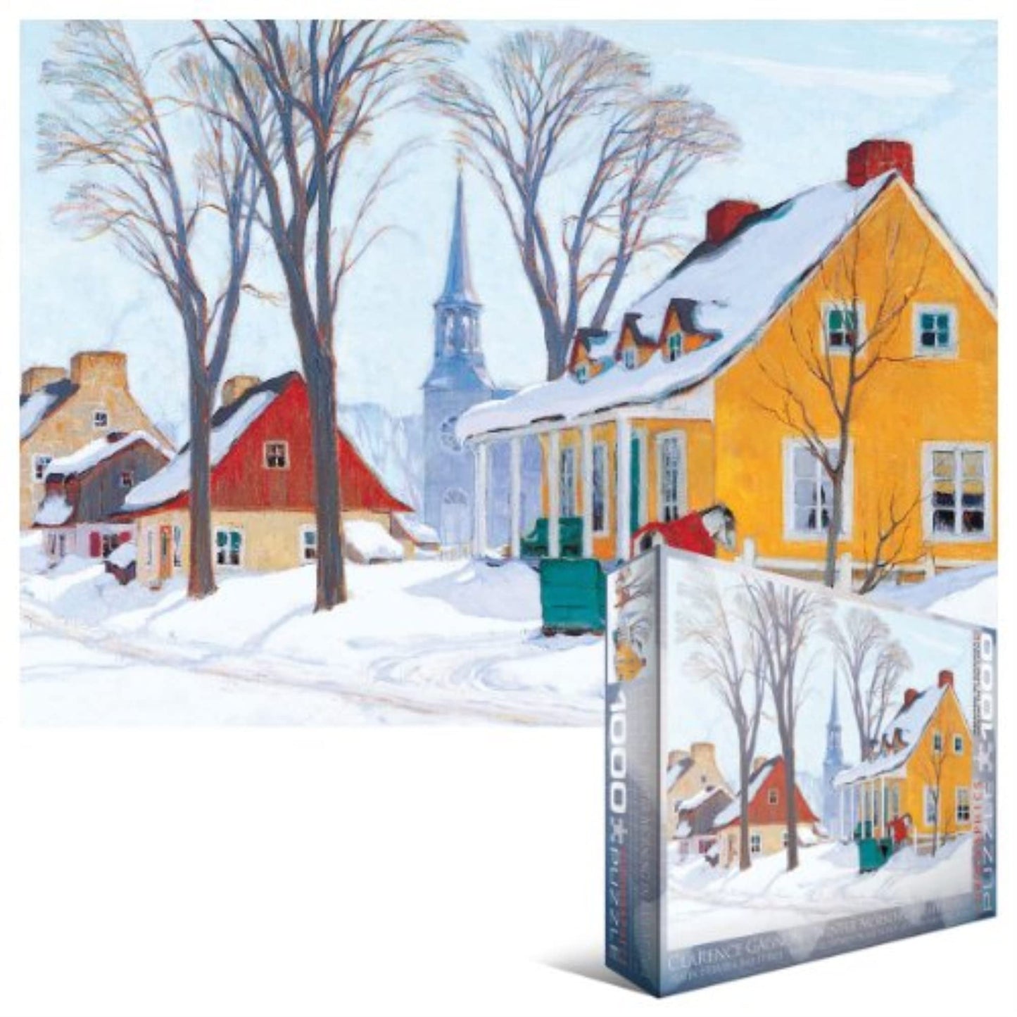 Eurographics Hiver Baie-Saint-Paul By Clarence Gagnon 1000-Piece Puzzle