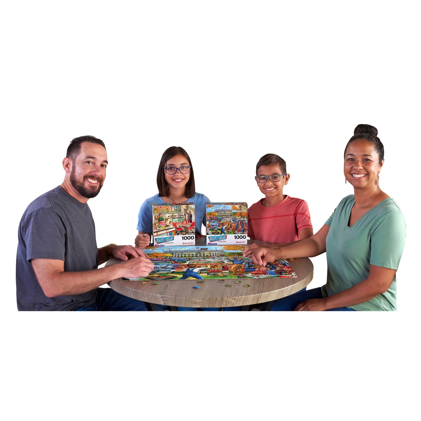 Roseart - Back To The Past - Tailgating Fun - 1000 Piece Jigsaw Puzzle For Adults