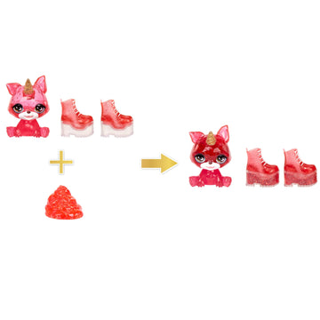 Rainbow High Ruby, Red With Slime Kit & Pet, 11' Shimmer Posable Fashion Doll With Diy Sparkle Slime, Magical Yeti Pet, Fun Play Accessories, Great Toy Gift For Girls Kids Ages 4-12 Years