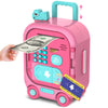 Piggy Bank for Kids with Fingerprint, ATM Machine Kids Christmas Birthday Gifts, Electronic Cash Coin Bank Money Saving Box with