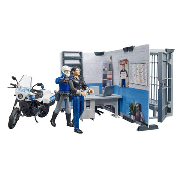 Bruder Police Station Playset, Multicolor Plastic, Model 62732