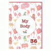 Busy Bubb - My Body Parts Flash Cards | 36 Laminated Cards | Age Group: 2-4 Years | Science Educational & Fun Activity For Kids