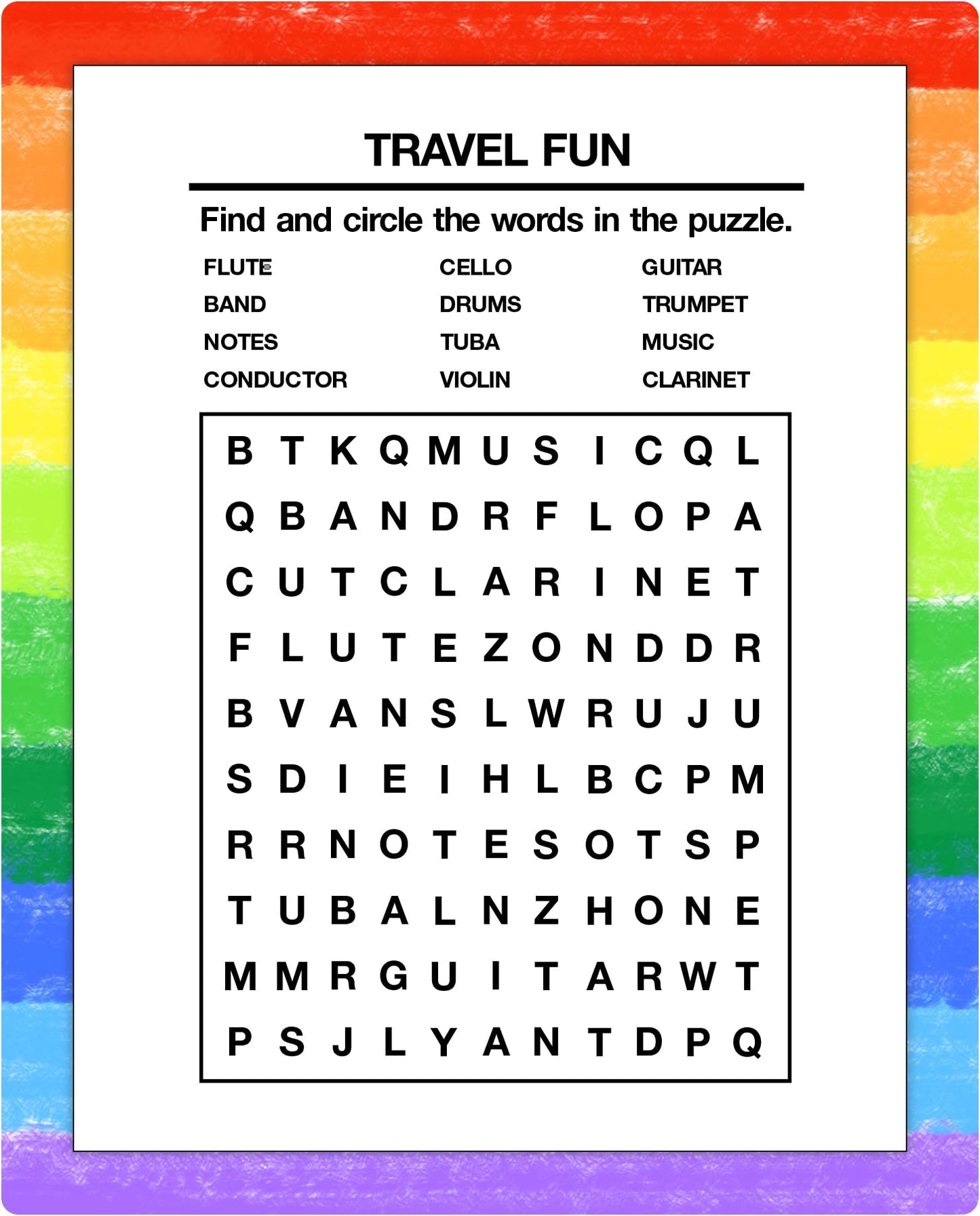 ZOCO - Word Search for Kids - Mini Activity Pads (50 Bulk Pack Without Crayons) - Party Favors, Goodie Bag Stuffers, Activities