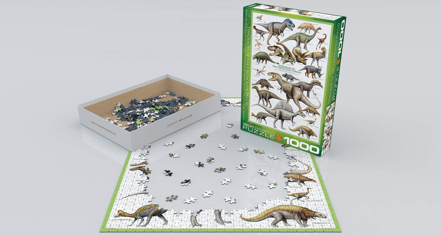 Eurographics Dinosaurs Cretaceous 1000 Piece Puzzle