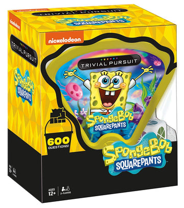 Trivial Pursuit Spongebob Squarepants Quickplay Edition | Trivia Game Questions From Nickelodeons Spongebob Squarepants | 600 Qu