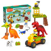Anpcso Kids Toys For 2 3 4 5 6 7+ Year Old Boys Toddlers Classic Brick Set, Dinosaurs, Car, Figures, Build, Learn And Play, Educational Interactive Creative Diy Toy Compatible With All Major Brands