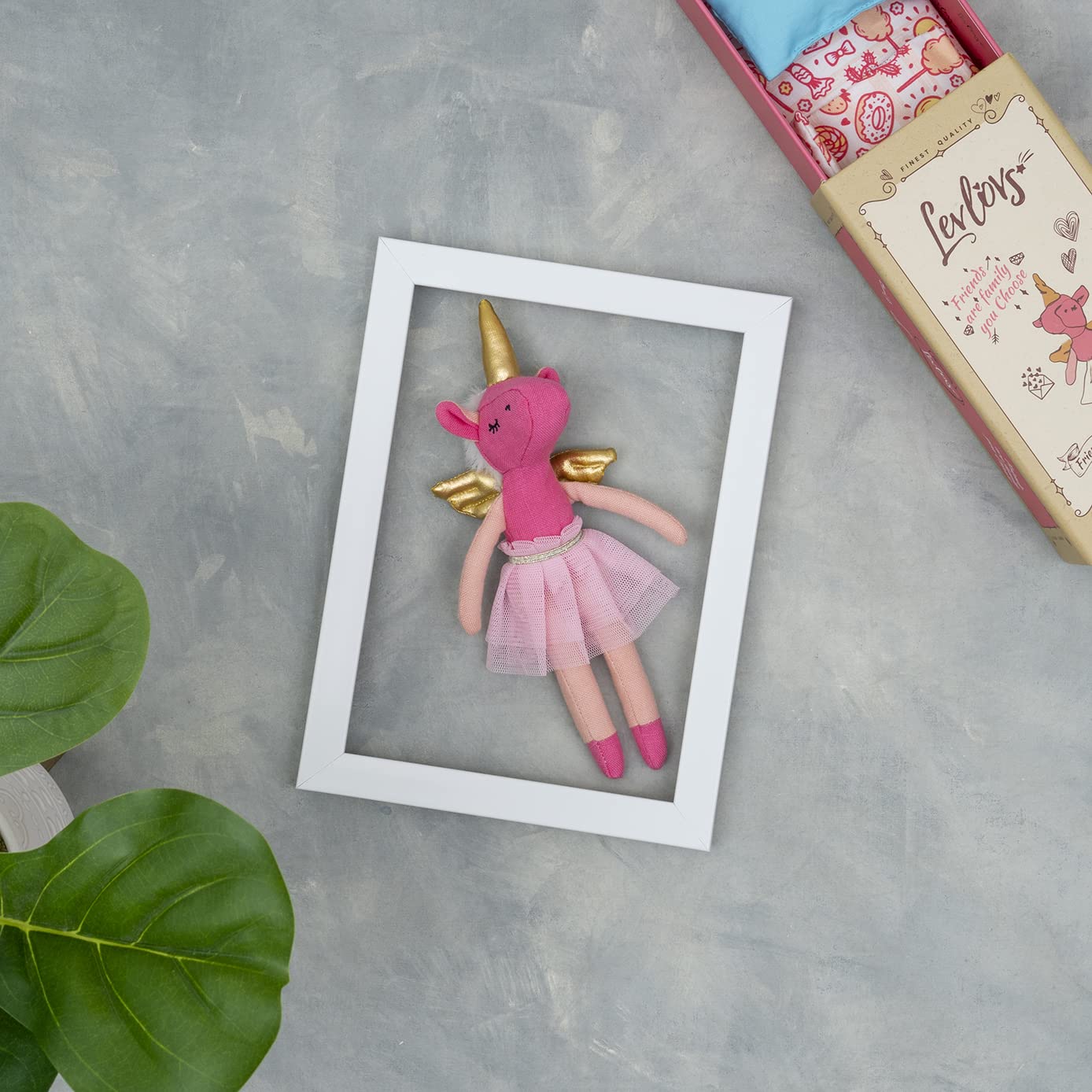 Levlovs Ballerina Unicorn Doll Mouse In A Matchbox And Friends Toy Baby Registry Gift (Unicorn Mimi)