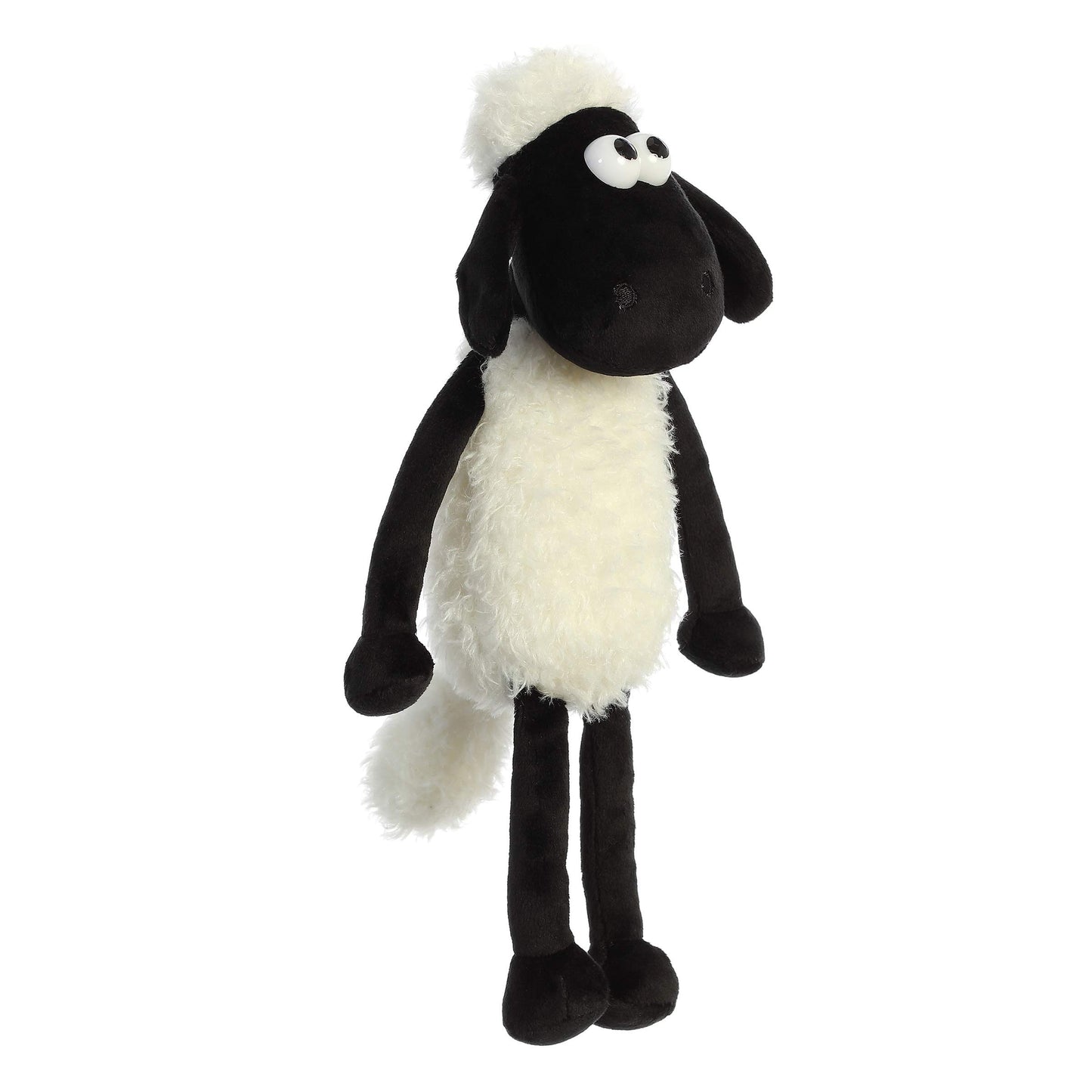 Aurora Playful Shaun The Sheep Stuffed Animal - Endless Fun - Farmyard Exploration - White 11 Inches