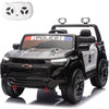 Nitoess Police Car Ride On, 24V 4Wd Kids Car Licensed Chevrolet Colorado, Toddler Car Ride On 2-Seater With Parent Remote, Polic