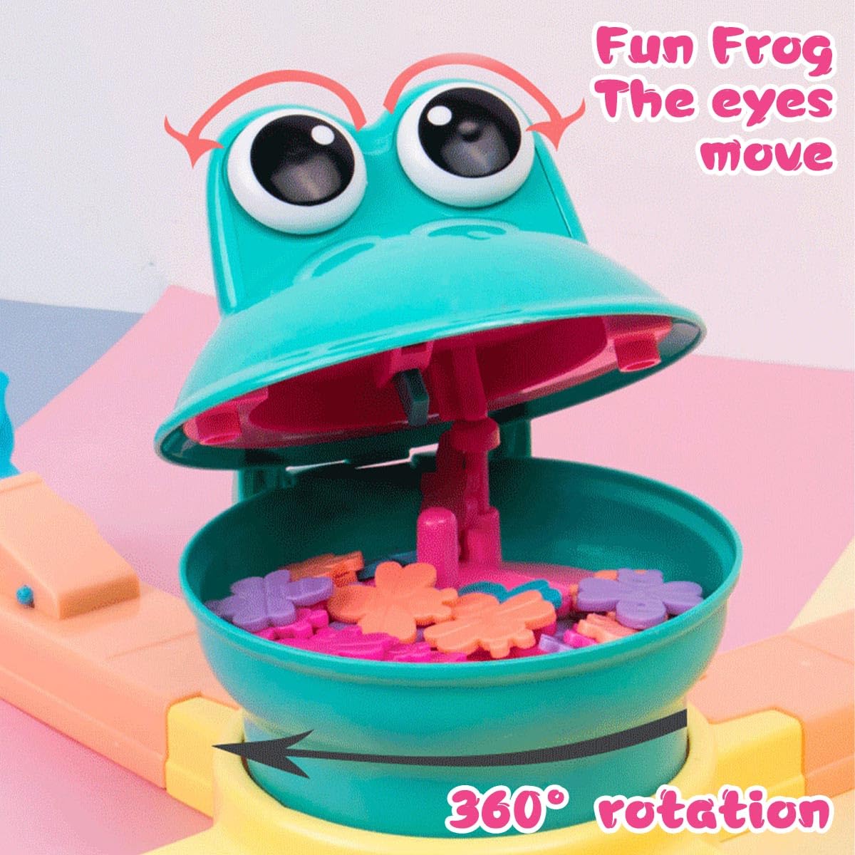 Kejih Classic Feed Frog Board Game,Multiplayer Athletic Game,Frog Eating Bugs Game,Exercise The Speed Of The Reaction Game,Surprise Exciting Family And Friend Party Games,Suitable For Kid