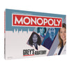 USAOPOLY Monopoly: Grey's Anatomy Board Game - Buy, Sell, Trade Iconic Doctors | Official Collectible, Includes Ferry Boat & Scrub Top