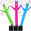 Poen 3 Pcs Mini Inflatable Tube Man Gift Funny Gag Birthday Wacky Waving Inflatable Guy With Blower Desktop Mini Dancer Gift For