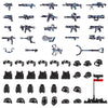 MaozyHomie 56 Pcs Pack Military German Camouflage Army Battle Toy Set Accessories Kits Toys Building Blocks Compatible with Major Brand 3 Years Old and up