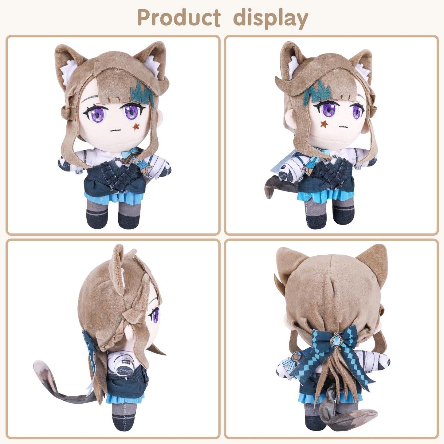 Genshin Impact Character Plush Doll, Plushie Stuffed Doll, Costume Plushy Props For Genshin Fans (Lynette)