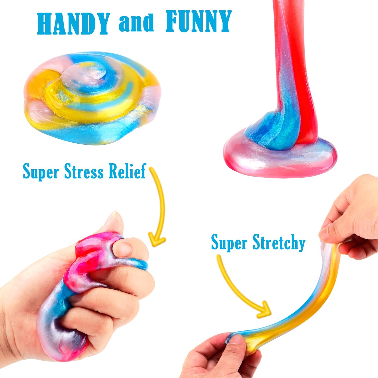 70 Pack Galaxy Slime Kit, Party Favors For Kids, Soft And Non-Sticky Slime Toys, School Classroom Gifts Exchange, Slime Party Favors For Girls & Boys Fun Creative Goodie Bag Stuffers