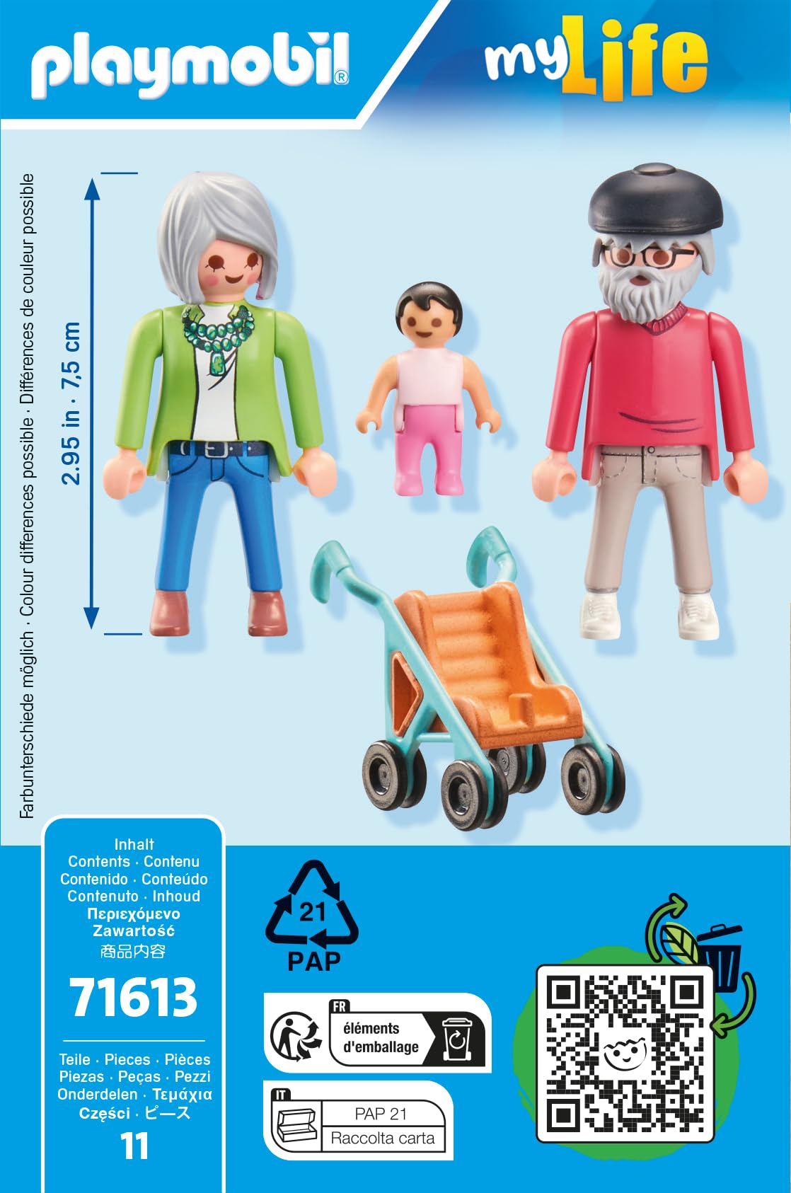 Playmobil Grandparents With Baby