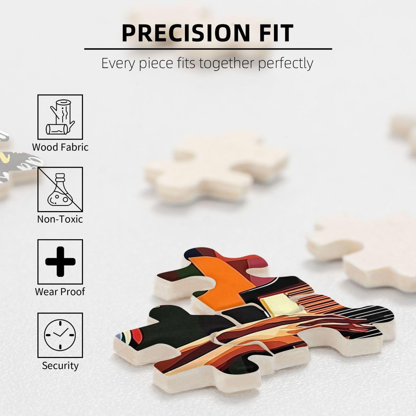 African American Jigsaw Puzzles For Adults 1000 Pieces Abstract Black Women Puzzle Black Queen Playing The Piano Wooden Puzzle F