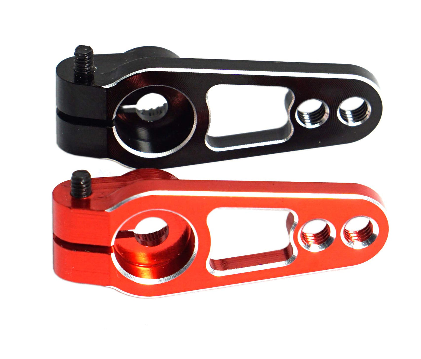 Vgoohobby 2PCS Metal 25T Servo Horn 25 Teeth Spline Steering Arm Server Rocker Compatible with Futaba Savox Power HD Emax MG995