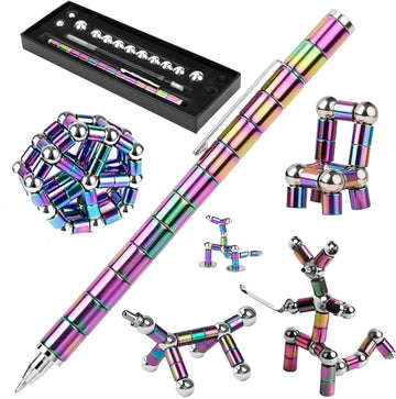 Magnetic Fidget Pen Magnetic Pen Gifts Fidget Pen Toys For Teenage Girls Boys Adults,Toy Pen Decompression Toy Magnet Pen, Versa