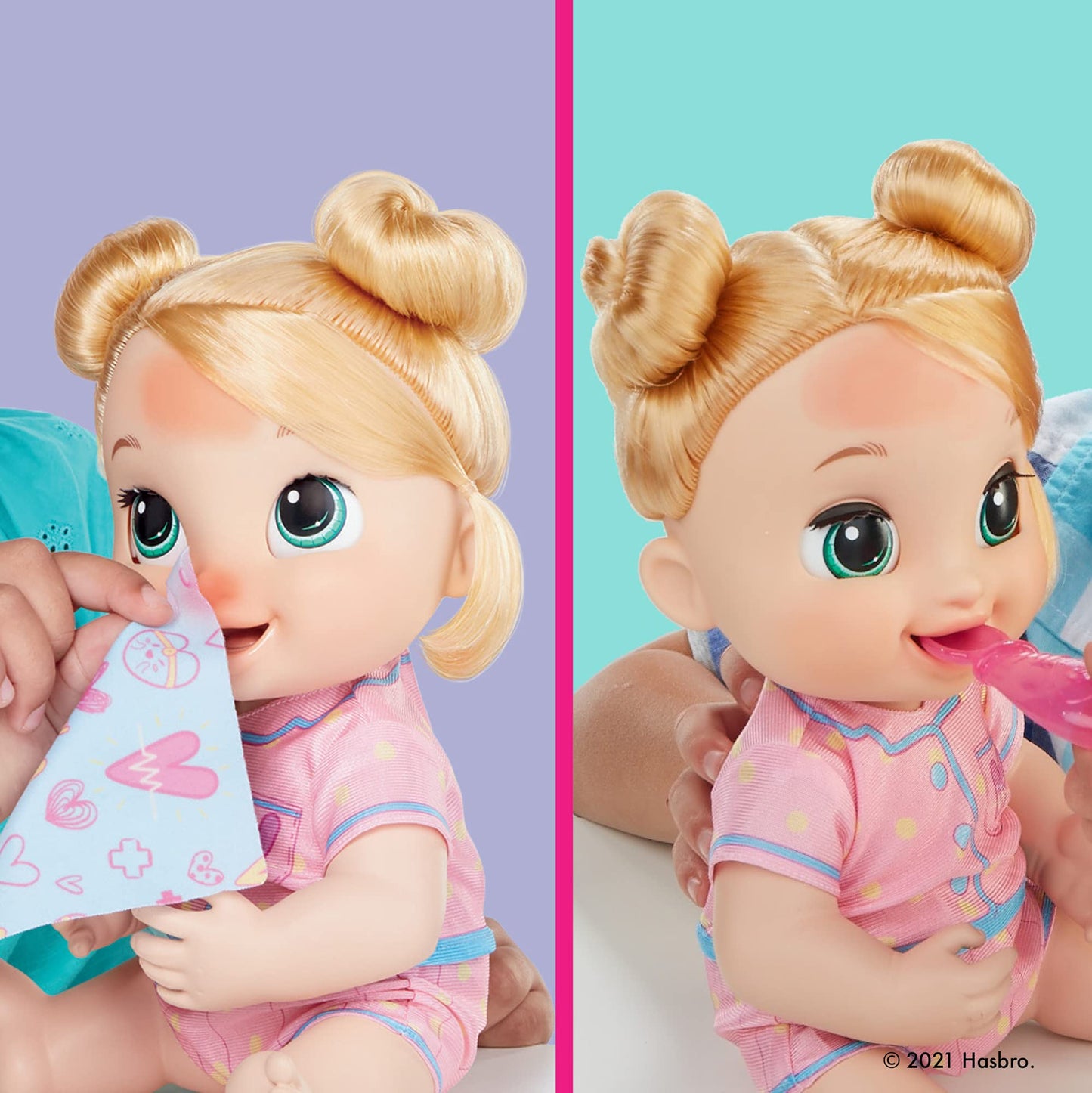 Baby Alive Lulu Achoo Doll, 12-Inch Interactive Doctor Play Toy with Lights, Sounds, Movements and Tools, Kids Ages 3 and Up, Bl