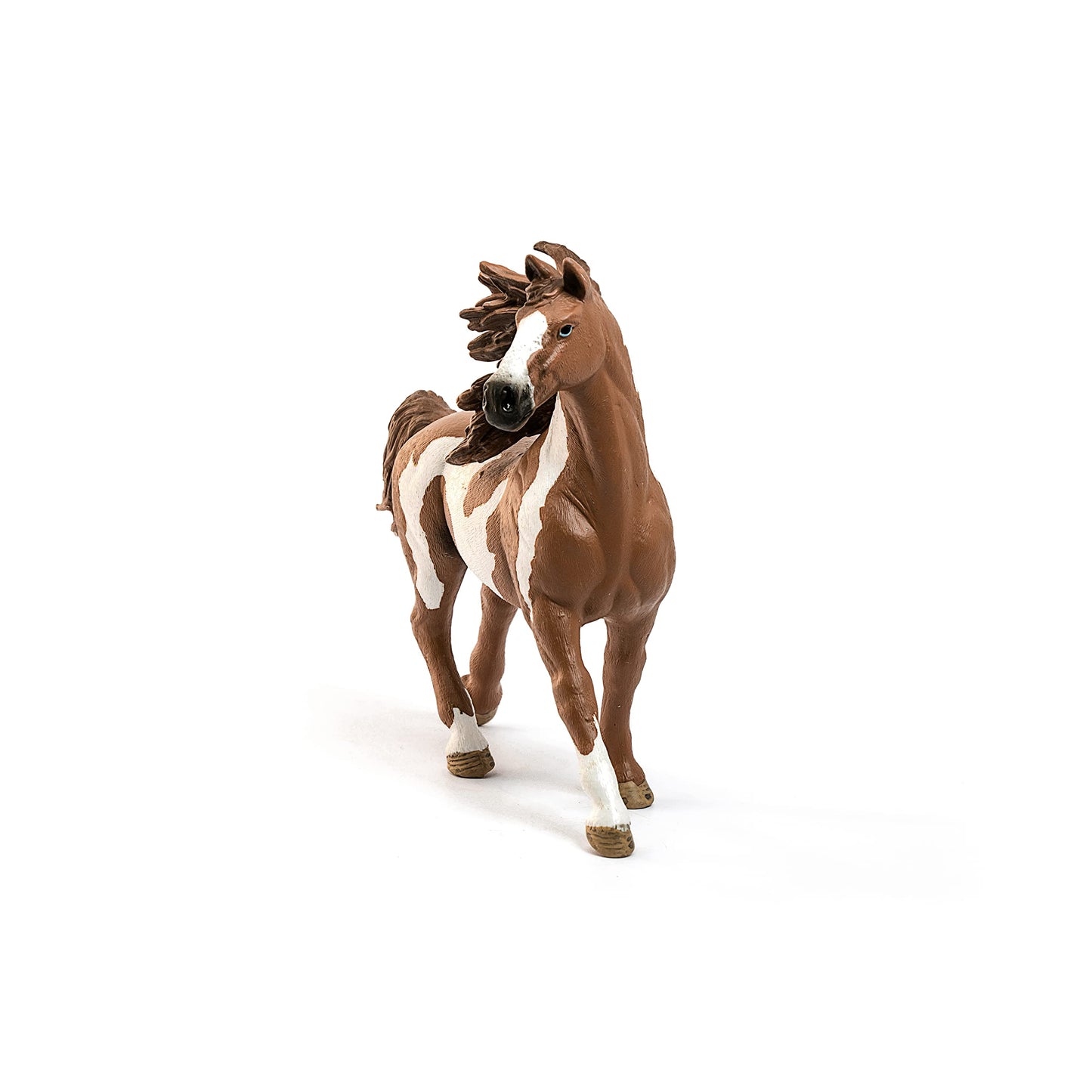 Schleich Farm World, Realistic Animal Toys For Boys And Girls, Pinto Stallion Spotted Horse Figurine, Ages 3+