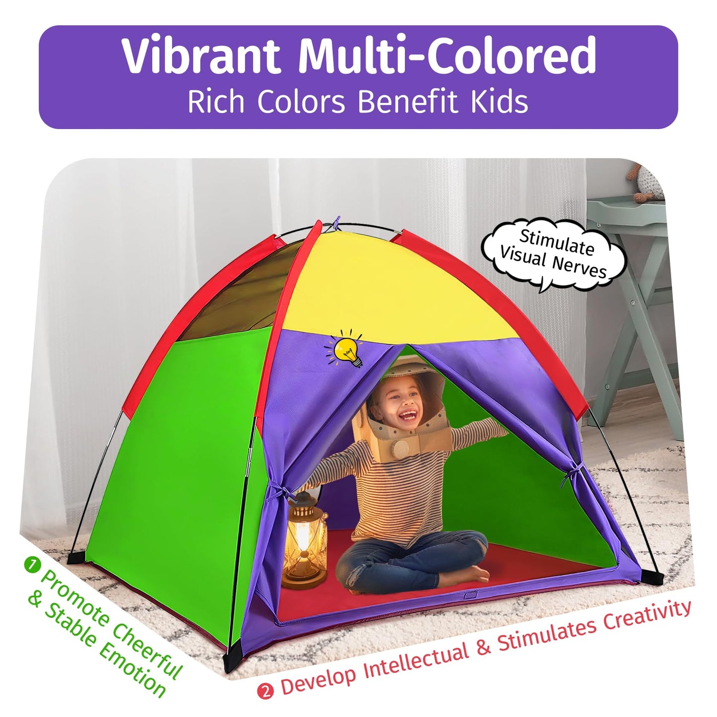 Alvantor Play Tents for Kids Pop Up Tent Toddler Tent Indoor/Outdoor for Children Boys Girls Pets Tent Portable Playhouse Campin