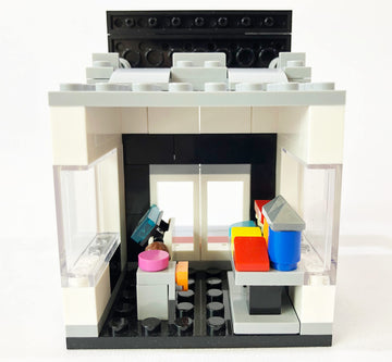 Brick Loot Exclusive Mini City Brickmart Brick Toy Store - Custom Designed Model - Compatible With Lego And Other Major Brick Brands