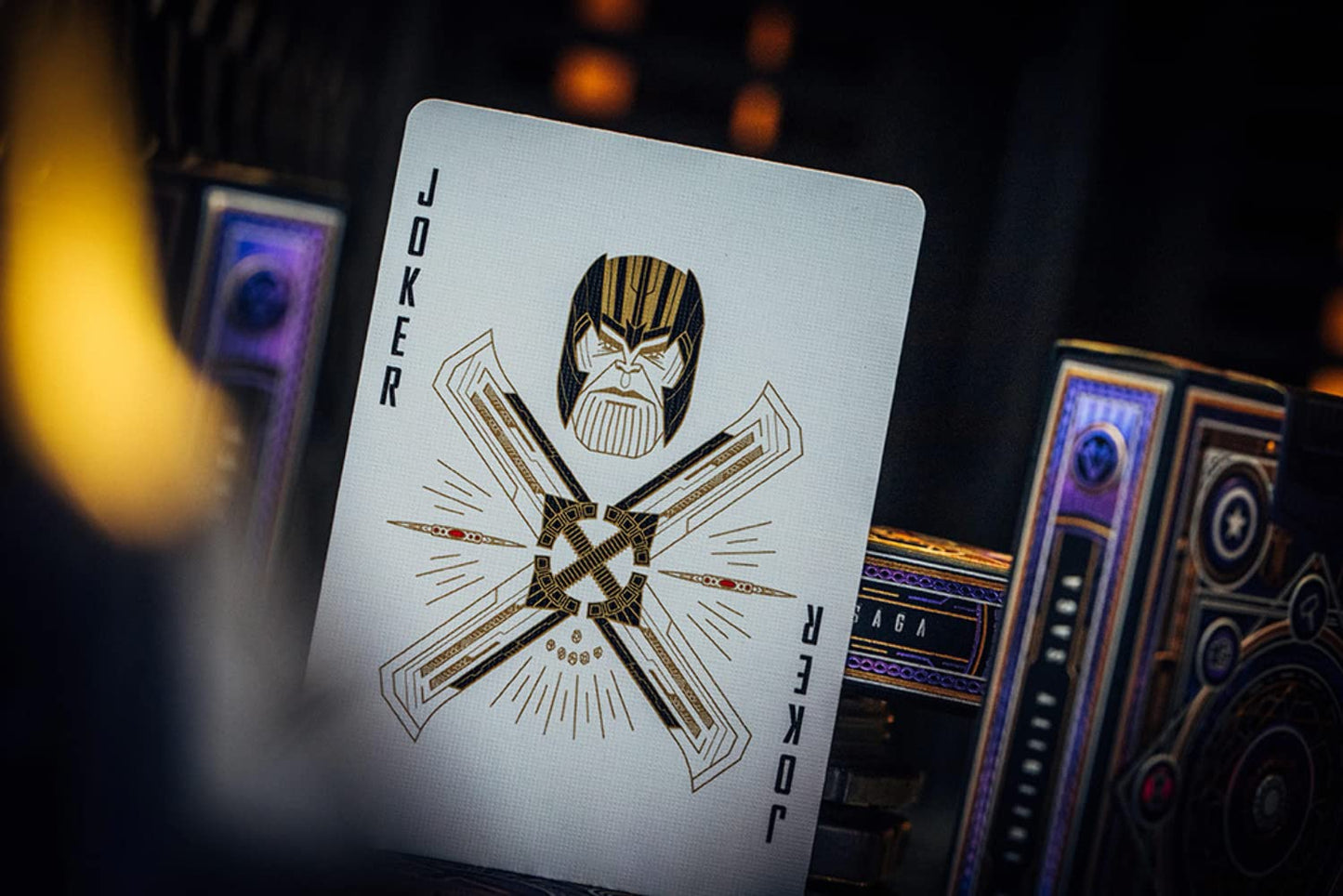 theory11 Avengers Premium Playing Cards - Purple, 1 Count, Model 10025048A, Paper Material, Marvel Studios' The Infinity Saga Deck