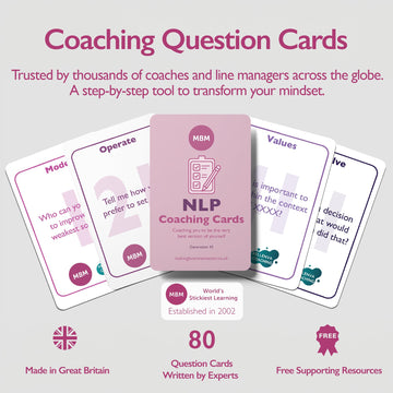 Mbm 80 Nlp Coaching Cards - Emotion & Mindset Flash Cards For Coaches And Managers | Conversation Starters To Support Emotional