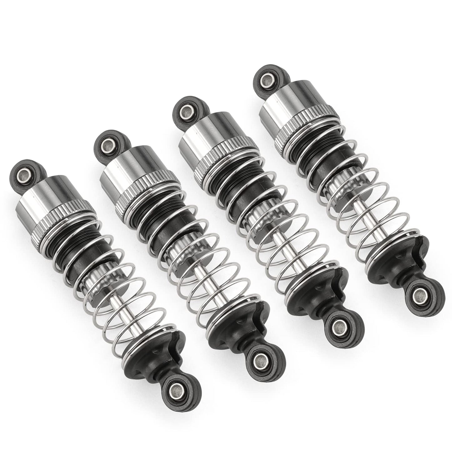 Haiboxing Rc Shocks For 1/16 Scale Car, 4Pcs Aluminum Capped Oil Filled Shocks For Haiboxing 16889(M16100A*2)
